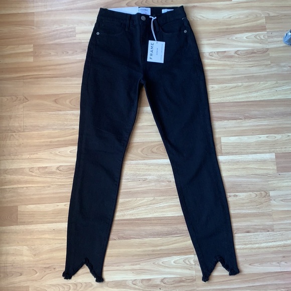Frame Denim | Le High Skinny Black Size 27 - Picture 2 of 16